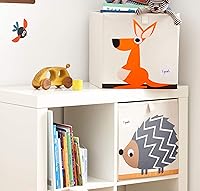 Vista 36 de 3 Sprouts Toy Storage Organizer: Toy Box Cube Organizer for Playroom, Nursery - Foldable Storage Bin - Sheep