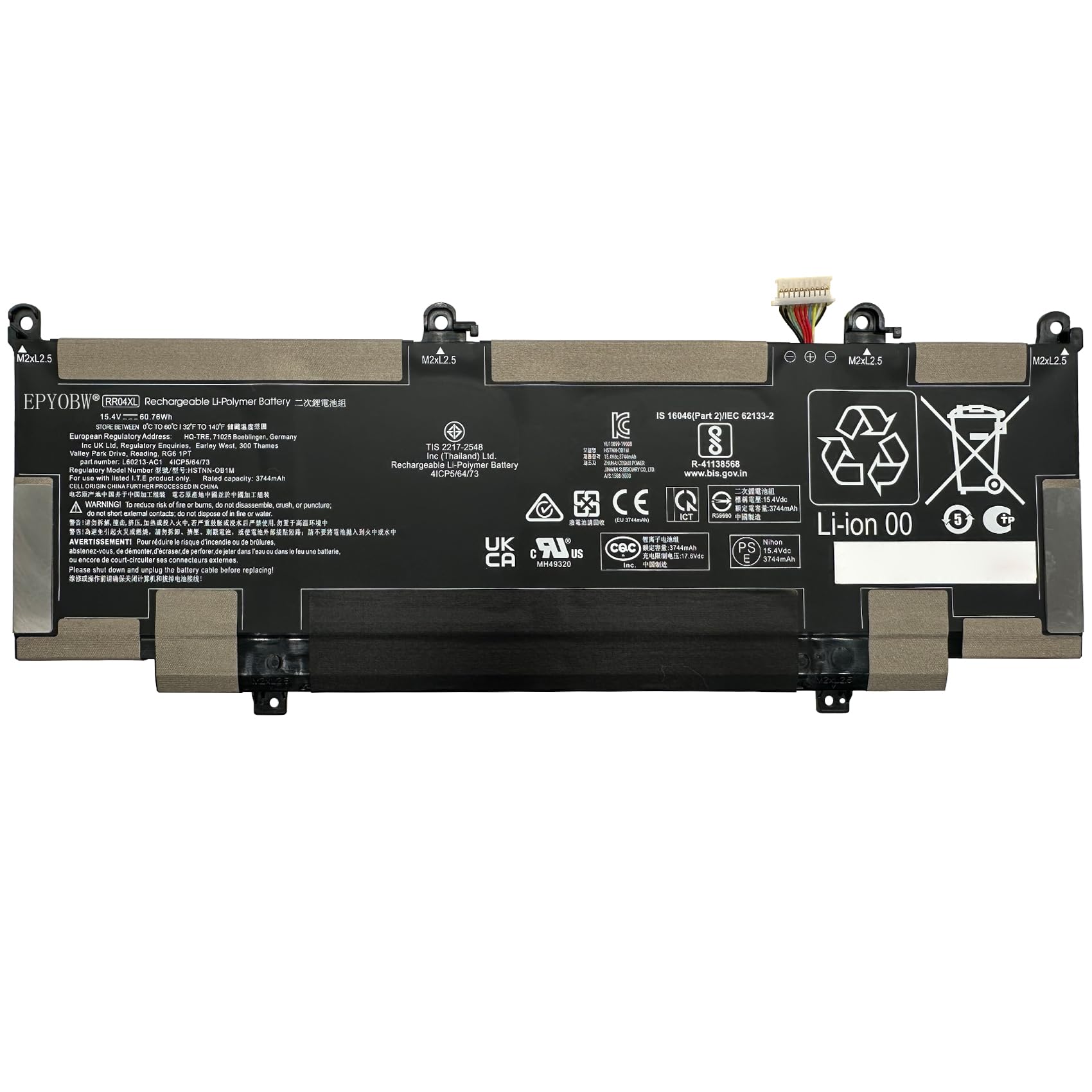 Amazon.com: EPYOBW RR04XL Laptop Battery 60.76Wh Compatible with