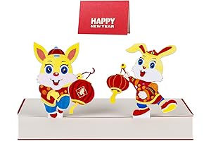 Celebrate the Year of the Rabbit with Enchanting 2023 Chinese New Year Pop-Up Cards