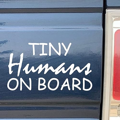 Miniatura 2 de Tiny Humans On Board - Calcomanía de Sticker Bomb Vinyl para automóvil, camión, computadora, en cualquier lugar, vinilo prémium para exteriores de 6