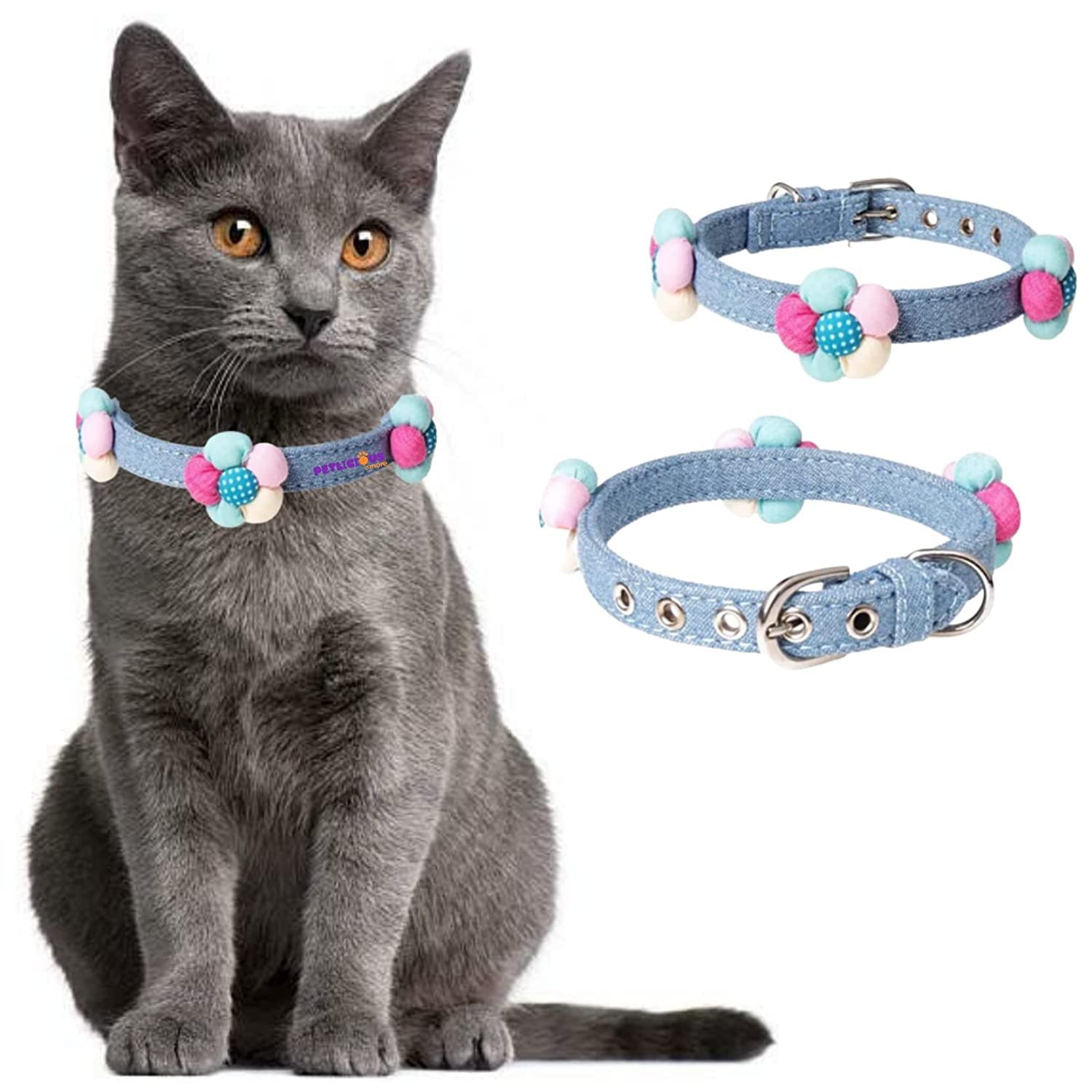 Picckola International® 3D Flower Adorment Designer Comfortable Hemp Dog Collar (Medium) (B09XWHC15X) Amazon Price History, Amazon Price Tracker