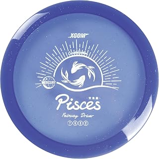 Disc Mercury-Pisces | Disc Golf Stable Straight Fairway Driver | PDGA Approved | Workhorse Control Driver | 165-170g | Stable Straight Flight