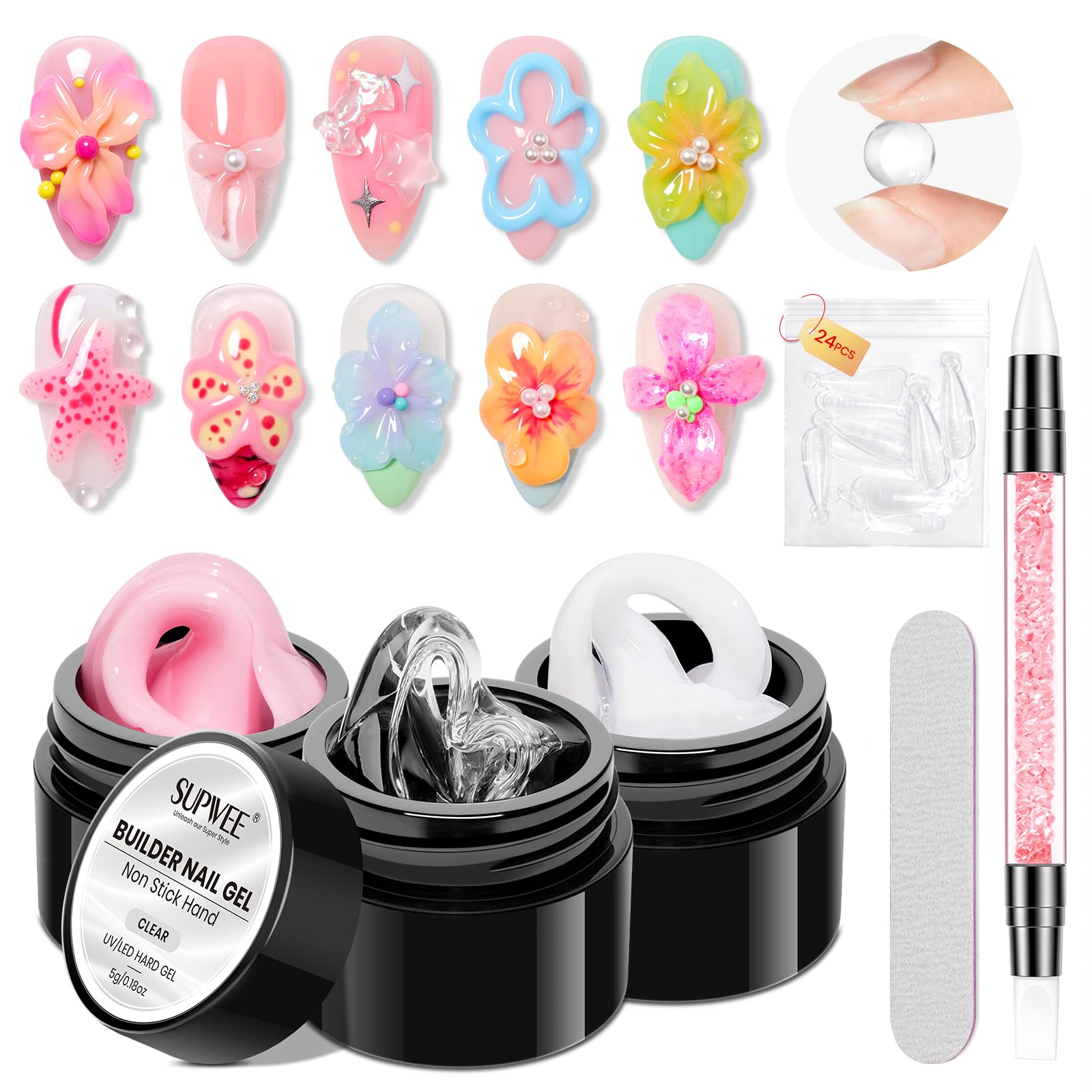 3D Nail Sculpting Gel - Easy Nail Art -15
