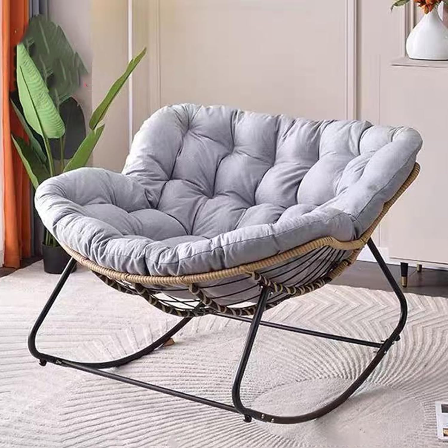 Chaise balançoire œuf de jardin pour sublimer votre véranda et terrasse