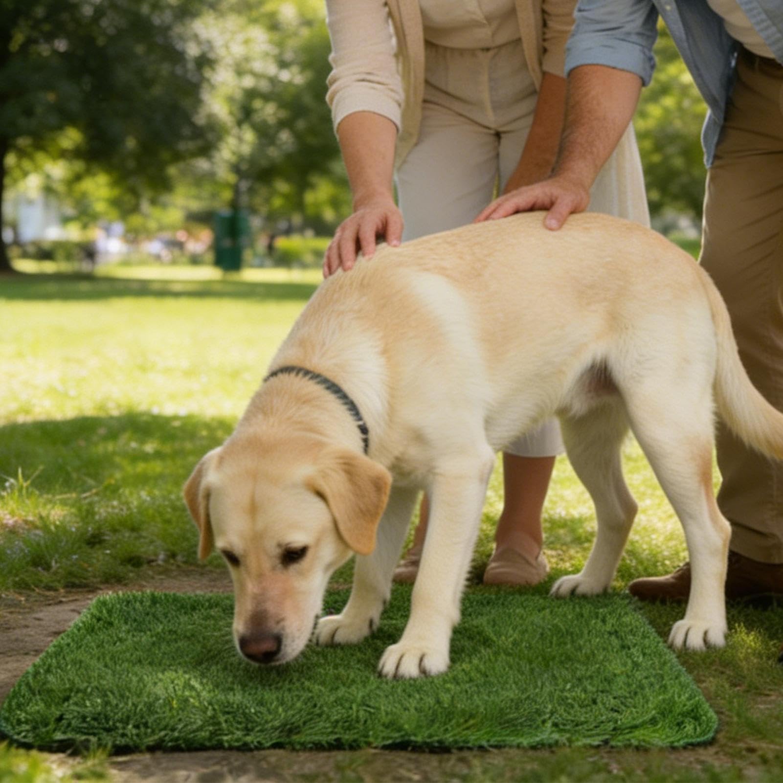 Alèses pour Chiens d'Éducation en Artificielle à Chiots | Tapis d'Éducation pour Petits Chiens pour Propriétaires d'Animaux et Amoureux des Bêtes Maison Bureau Appartement Cage