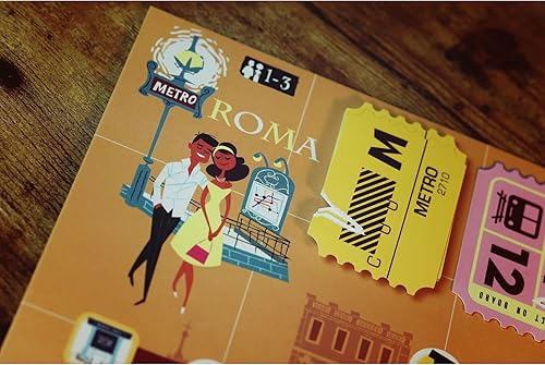 Miniatura 9 de IELLO Get On Board Paris & Rome - Un inteligente juego de mesa Flip & Write, crea la mejor línea de metro en dos ciudades, mayores de 8 años, 1-5
