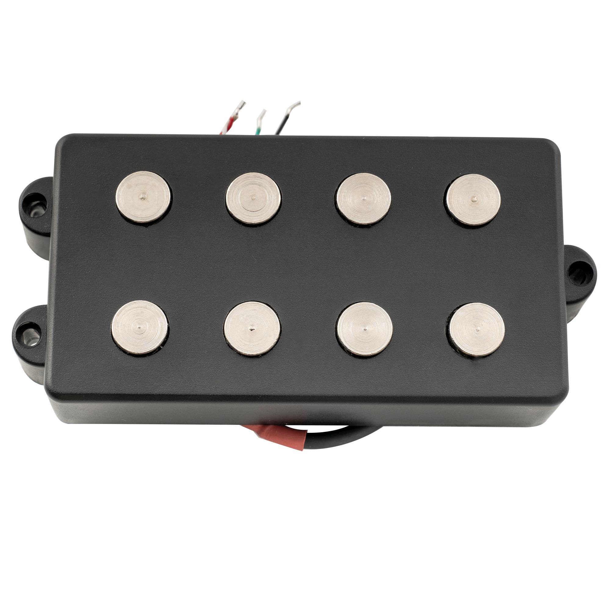 Artec MMC4 Cerámico Bajo Pastilla Soapbar Puente Pickup 12,6K para Bajo estilo MusicMan 4 Cuerdas, Negro