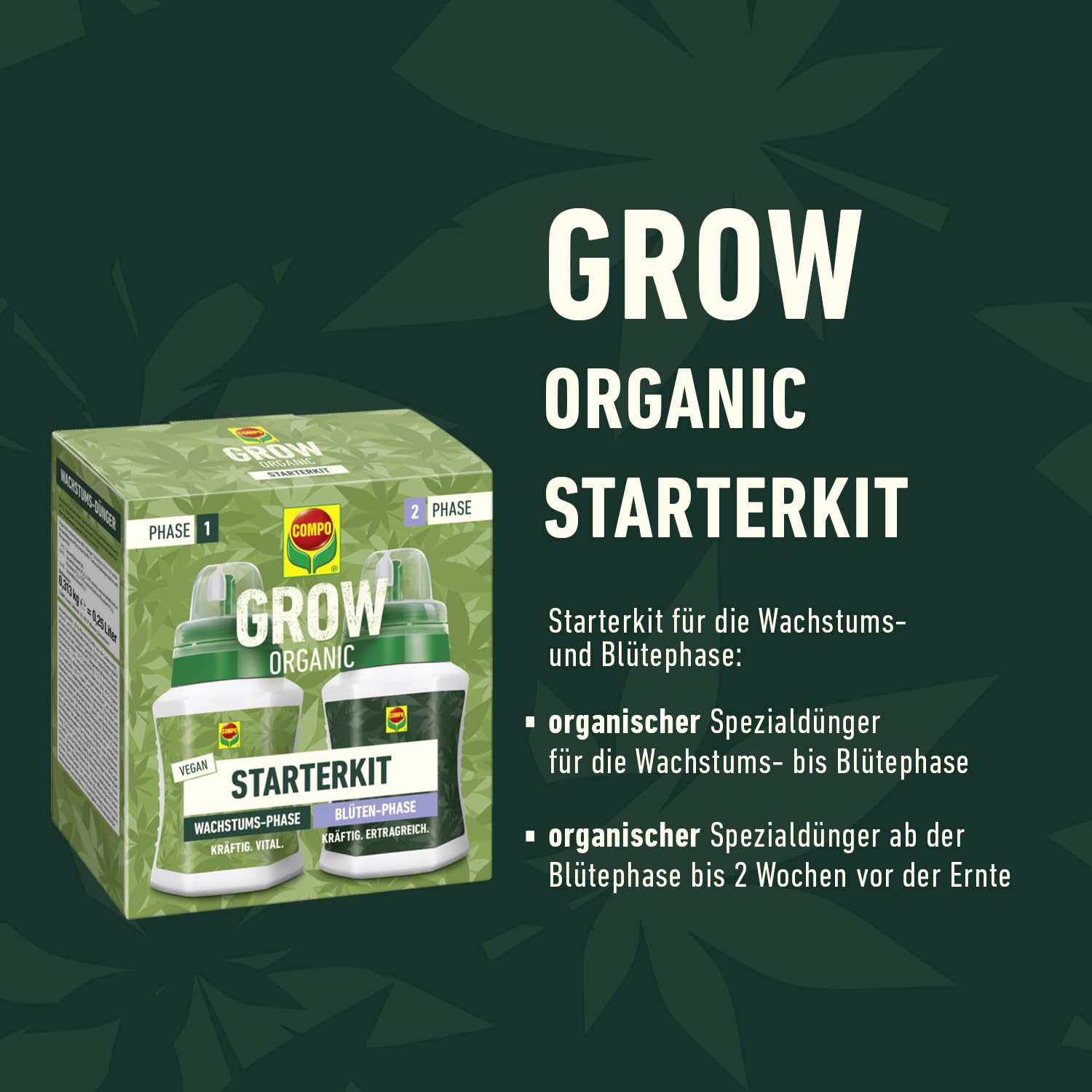 COMPO GROW ORGANIC Starterkit fr Spezialkulturen Dnger