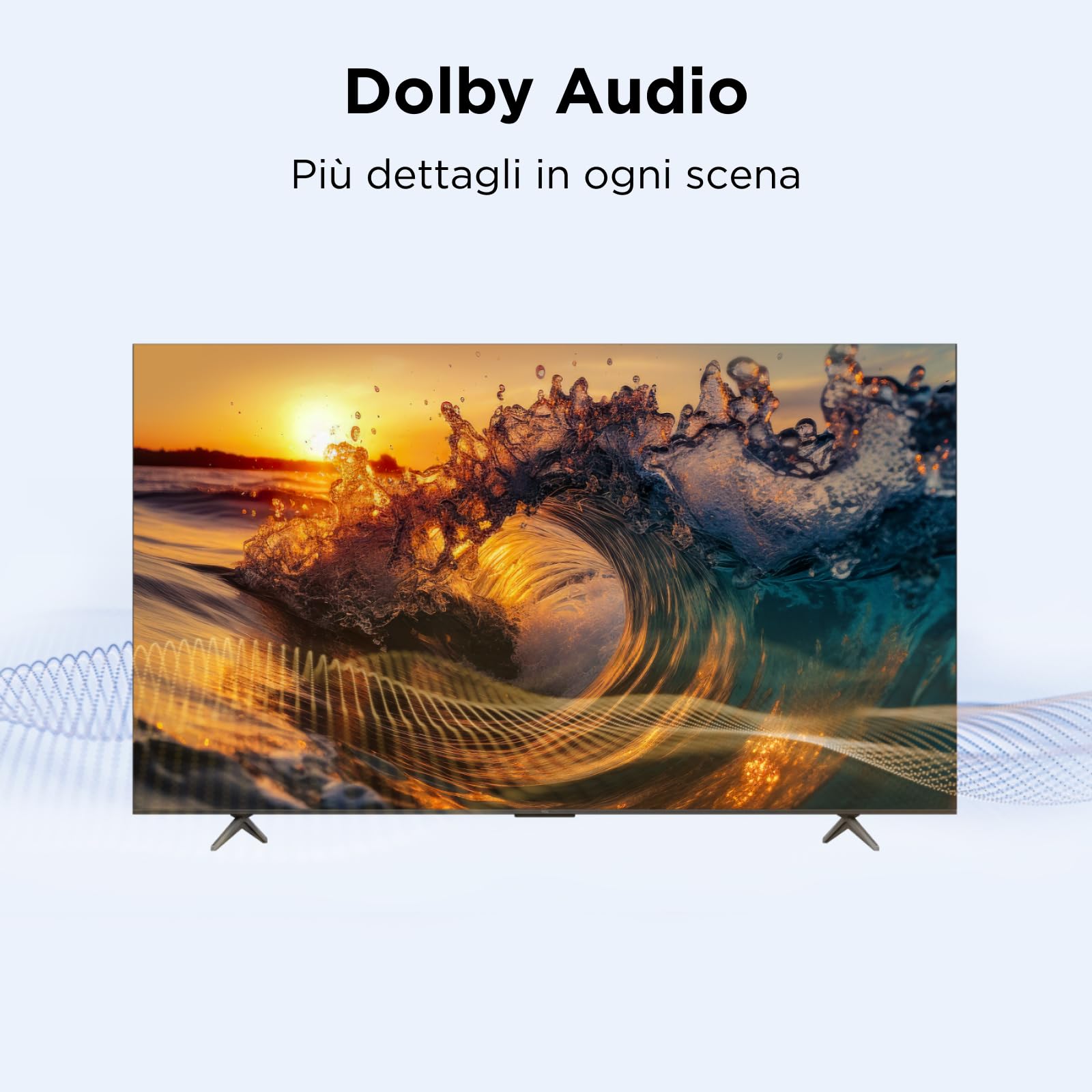 TCL 32V5D – Smart TV QLED Full HD HDR da 32" con Fire TV | Direct LED, Apple AirPlay 2, Press & Ask Alexa, Metallic Bezel-Less Design