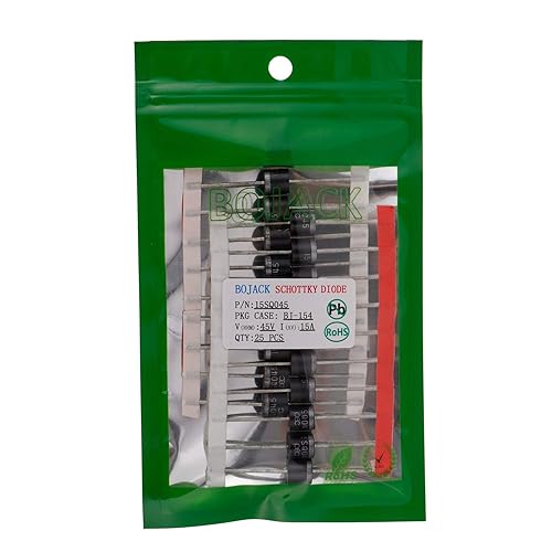 Miniatura 2 de BOJACK 15SQ045 Diodo Schottky 15 A 45 V Axial 15SQ045 15 amp 45 Volt Diodos de silicio electrónico (paquete de 25)