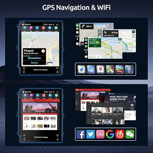 Miniatura 2 de Estéreo de coche Android 13 para Buick Regal 2009-2013 para Opel Insignia 2009-2013 con Mirror Link, Rimoody 9.7 pulgadas pantalla táctil radio de