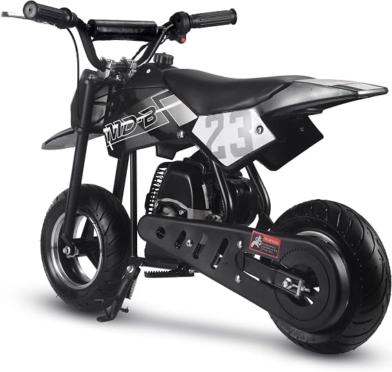 MotoTec DB-02 50cc 2-Stroke Kids Supermoto Gas Dirt Bike Black