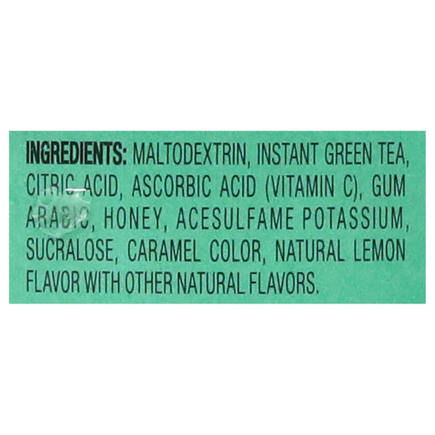 4C Zero Sugar Powdered Drink Mix Cannisters, Green Tea 1 Pack, 22 Quarts, Family Sized Cannister, Low Calorie, Thirst Quenching Flavors
