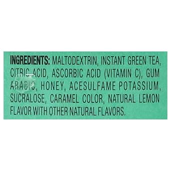 4C Zero Sugar Powdered Drink Mix Cannisters, Green Tea 1 Pack, 22 Quarts, Family Sized Cannister, Low Calorie, Thirst Quenching Flavors