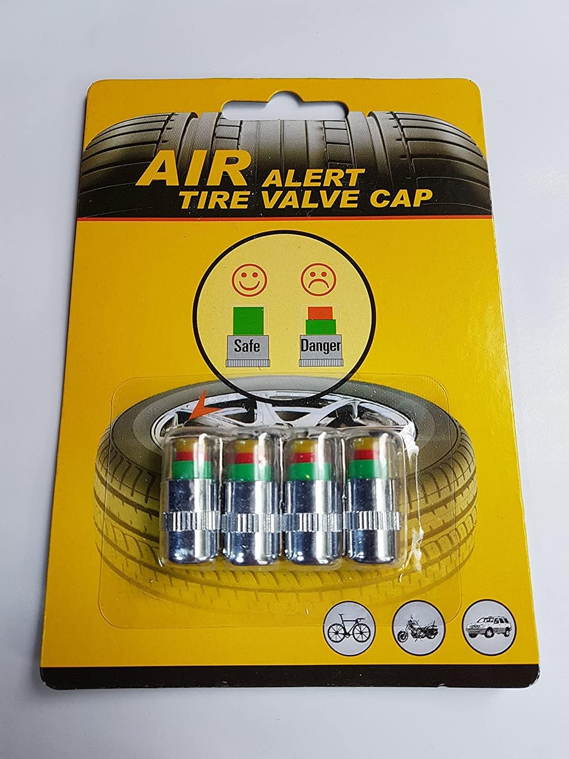 PSL Car Tire Tyre Pressure Monitor Valve Stem Caps Sensor Indicator 3