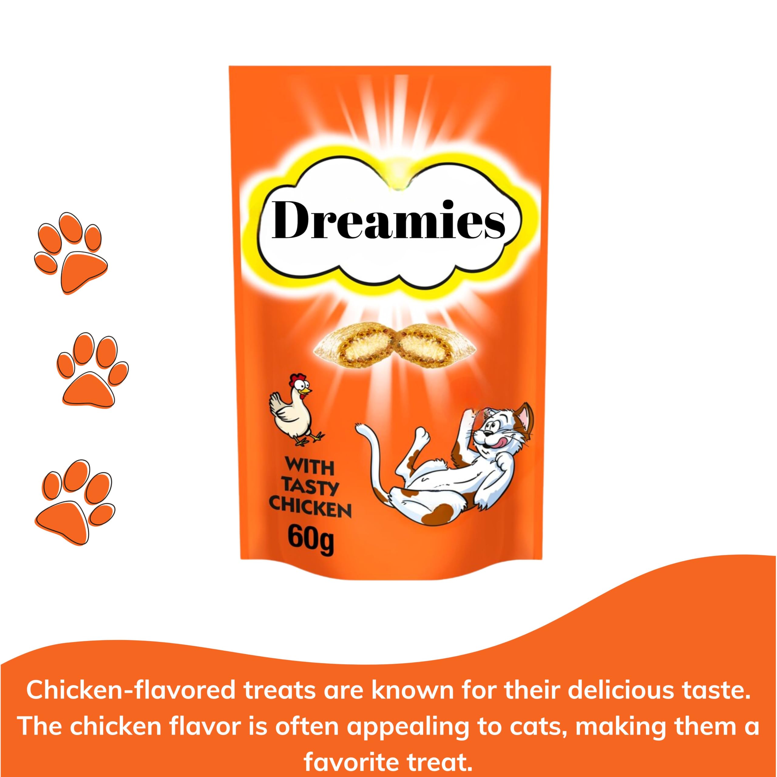 Cat Treats Toy Bundle contains Crunchy Snacks Salmon, Tuna, Cheese, Chicken, Pack of 8 and our Cat Toy - Image 2