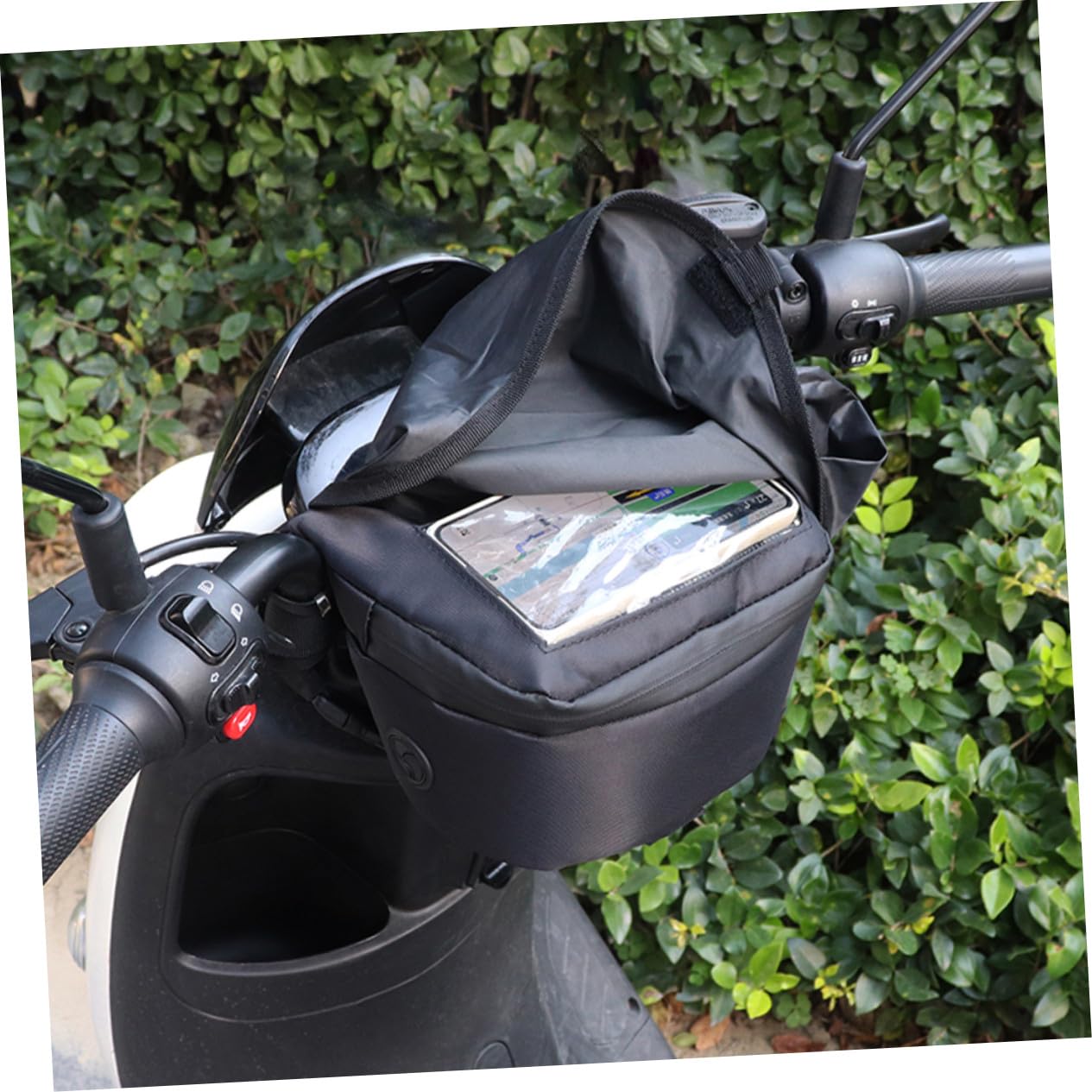 VALICLUD Borsa Manubrio per Bicicletta e Bici Elettrica in Poliestere Ampio Interno per Ciclismo e Escursioni Urbane