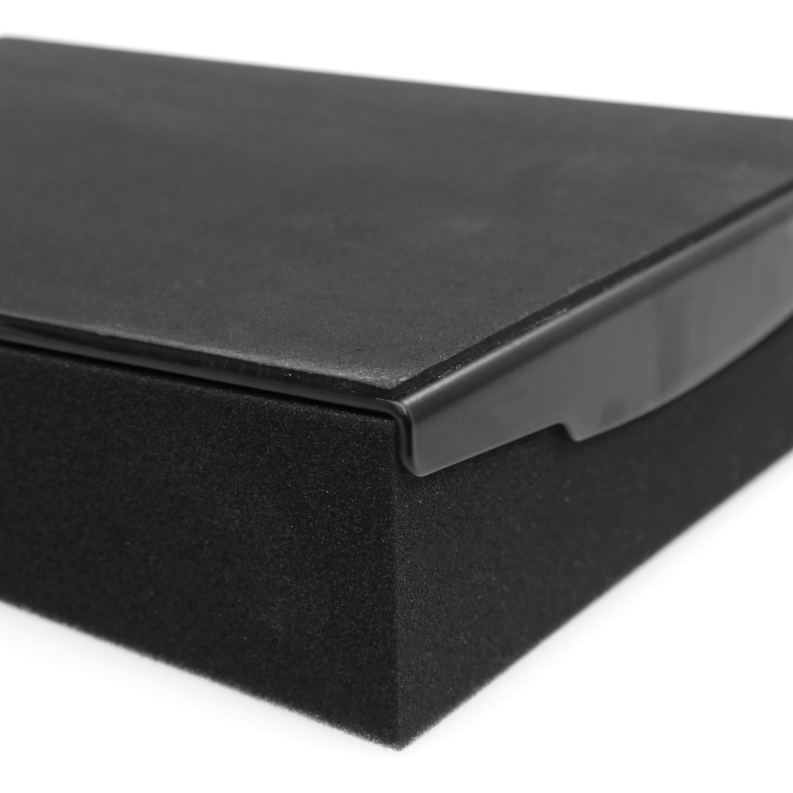 Plugger Monisoft 8 PRO Support d'Enceinte de Monitoring pour Enceintes jusqu'à 8", Mousse Haute Densité et Renfort Métal, Inclinaison Modulable, Isolation Acoustique Charge Max 15kg Dim : 263x330x72mm