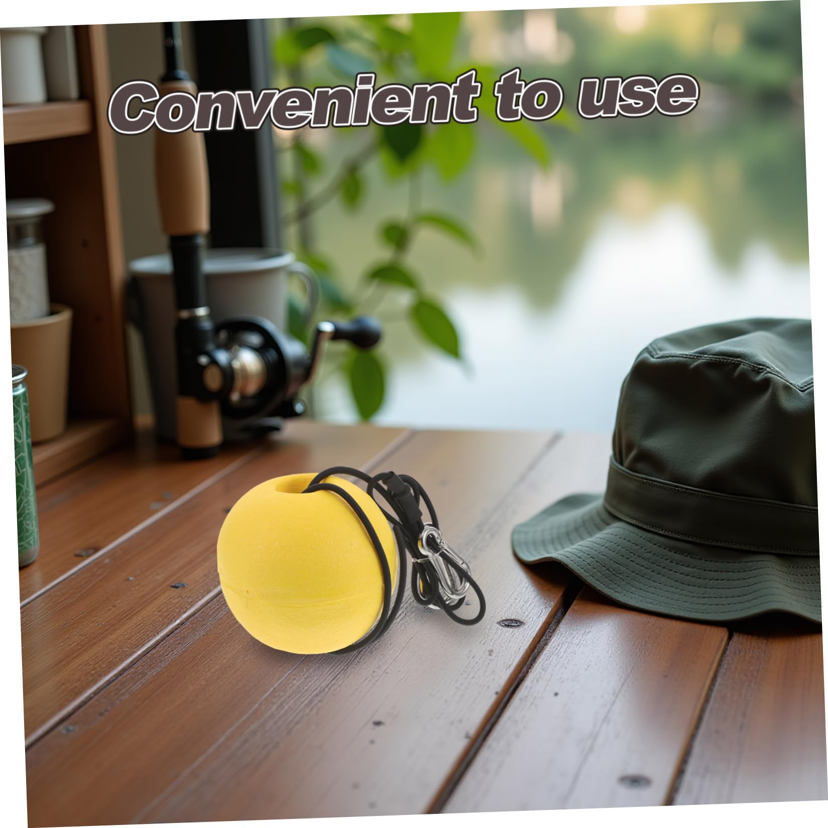 Boa Galleggiante per Kayak e Piscina in PVC Giallo con Corda Resistente, Previene Affondamento e Deformazioni, per attività Frequenti in Lago