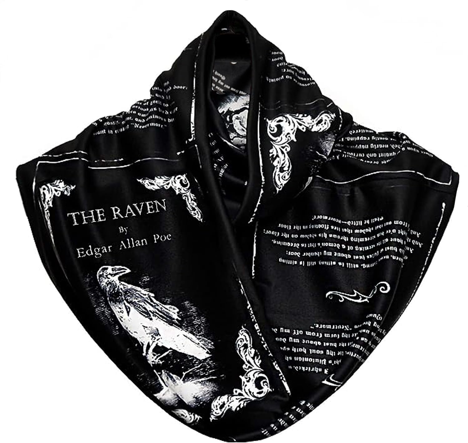 Edgar Allan Poe The Raven Infinity Scarf