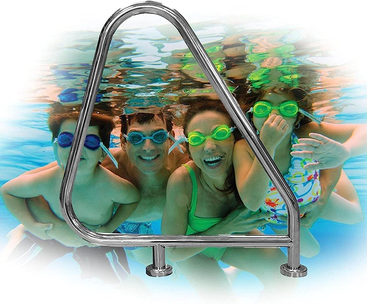 Sdgeryeeg One Color Handrail， Pool Safety Handrails Grab Rail Easy-To-Install Swimming Entrance Support Spa