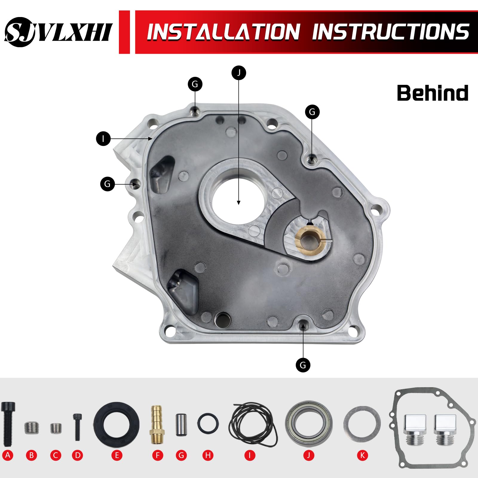 Amazon.com: SJVLXHI Dual Bearing Die-casting Sidecover For GX200