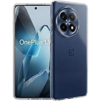 Oprimio Crystal Clear Case for OnePlus 13 [Silicone Case] [100% Transparent] [German Material] Ultra Thin Clear Phone Case fo