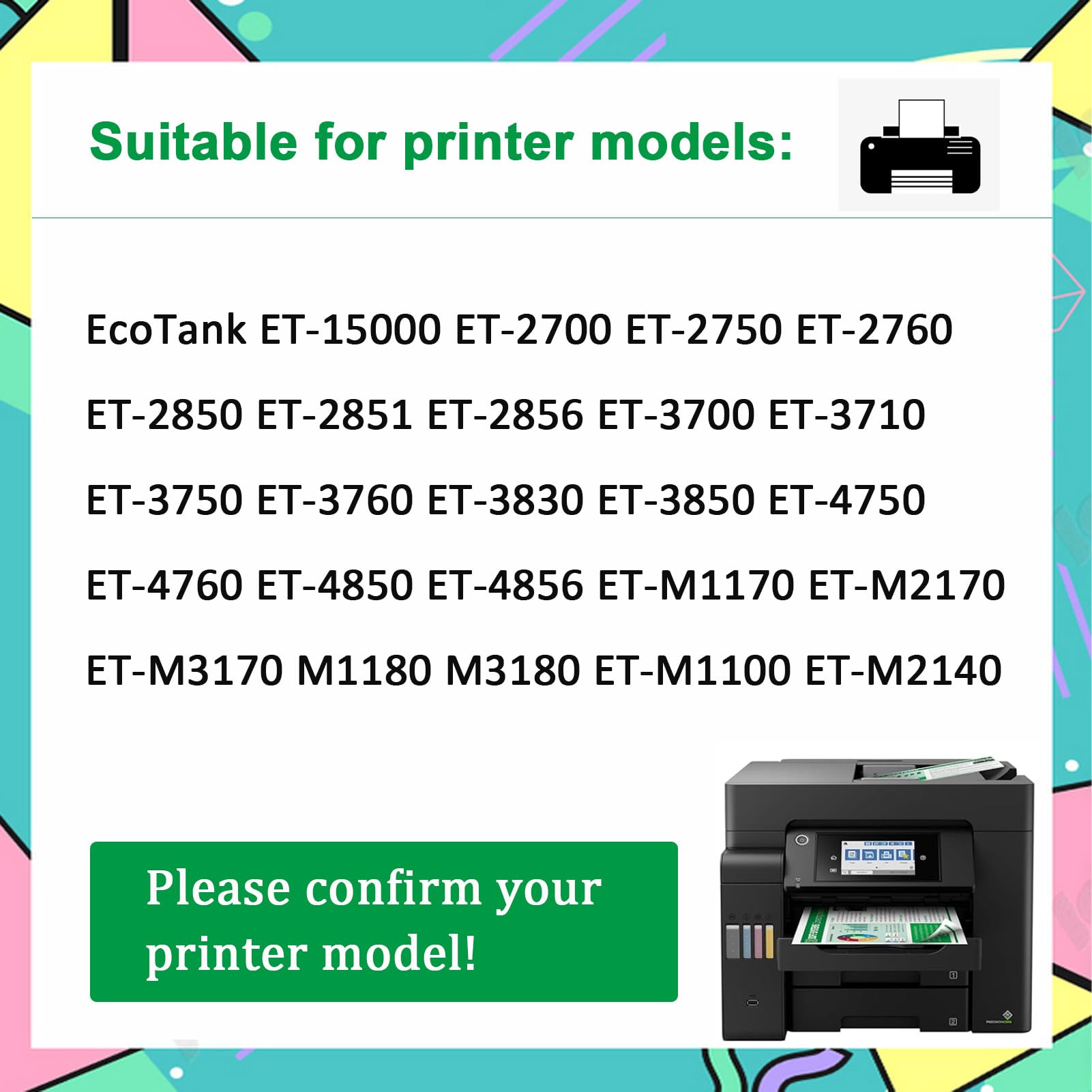T04D1 EWMB2 C13T04D100 Caja De Mantenimiento De Tinta Compatible para Epson EcoTank ET-15000 2700 2750 2760 2850 3700 3710 3750 4750 ET-M1170 M2170 M3170 M1180 Impresora 2-Pack