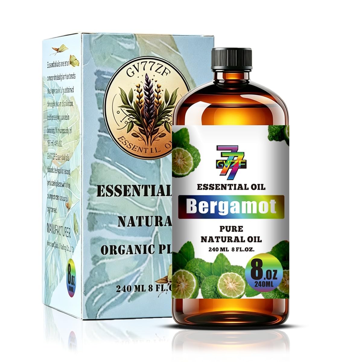 Bergamot Essential Oil for Diffuser Massage,Bergamot Oil 8 fl oz