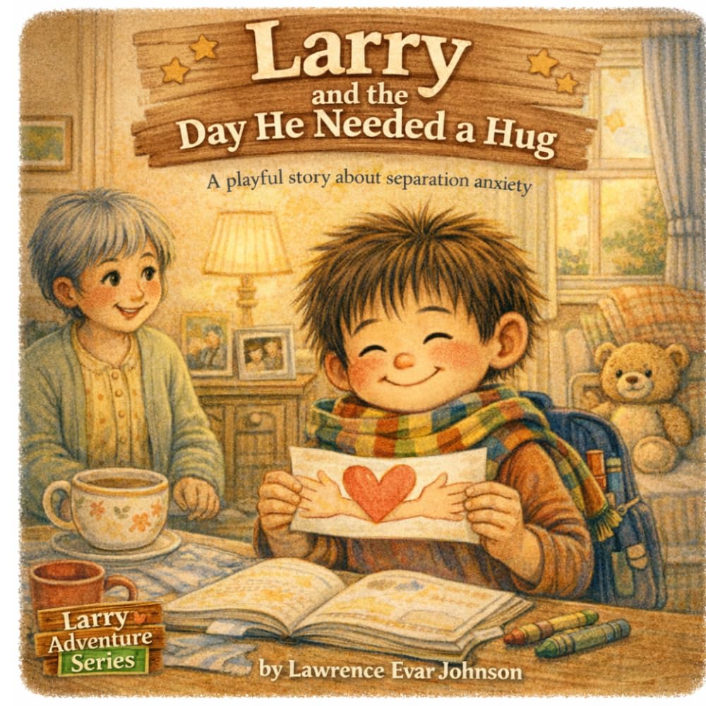 Larry and the Day He Needed a Hug: A Gentle Picture Book About Separation Anxiety and Invisible Hugs (Larry Adventure Series)