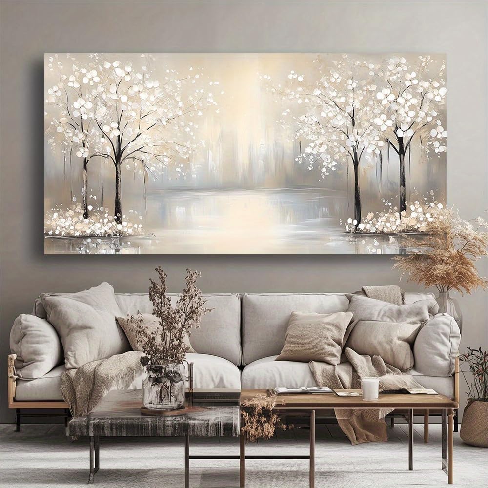 Tableau abstrait moderne pour sublimer un mur vide sans surcharger - 8