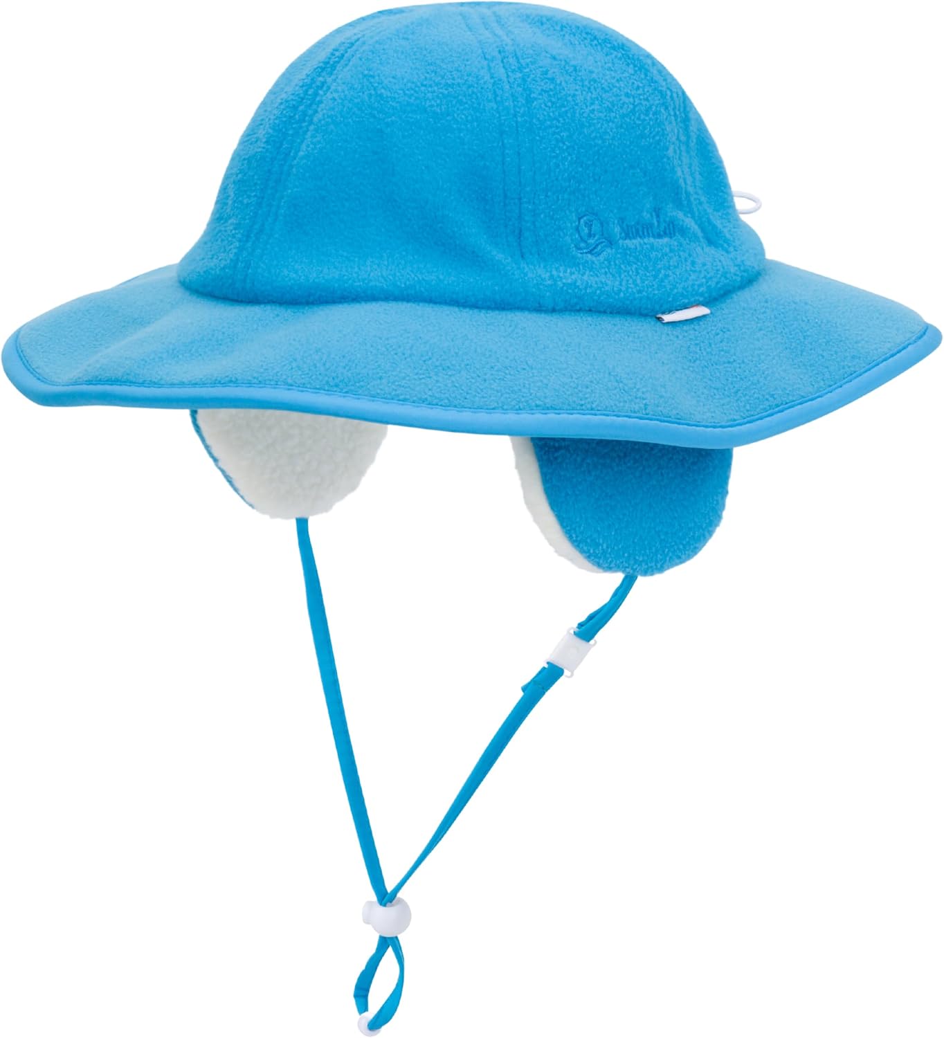SwimZip UPF 50+ Sun Protective Kids' Wide Brim Fleece Winter Sun Hat