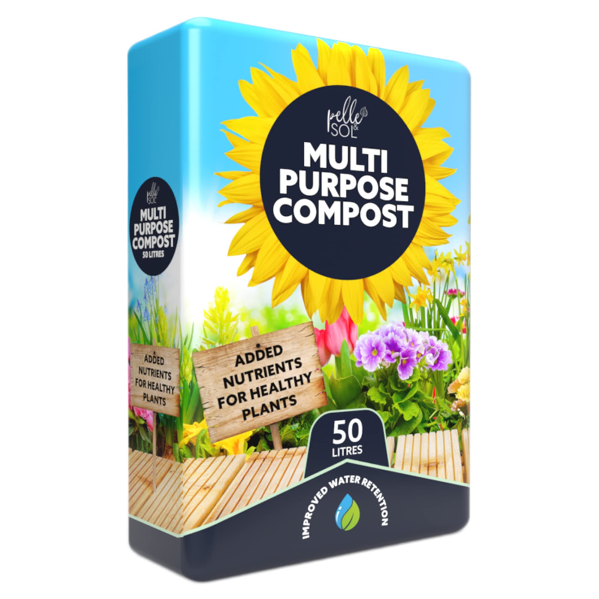 Buy Pelle & Sol MultiPurpose Compost Soil Bag Organic Soil Seed
