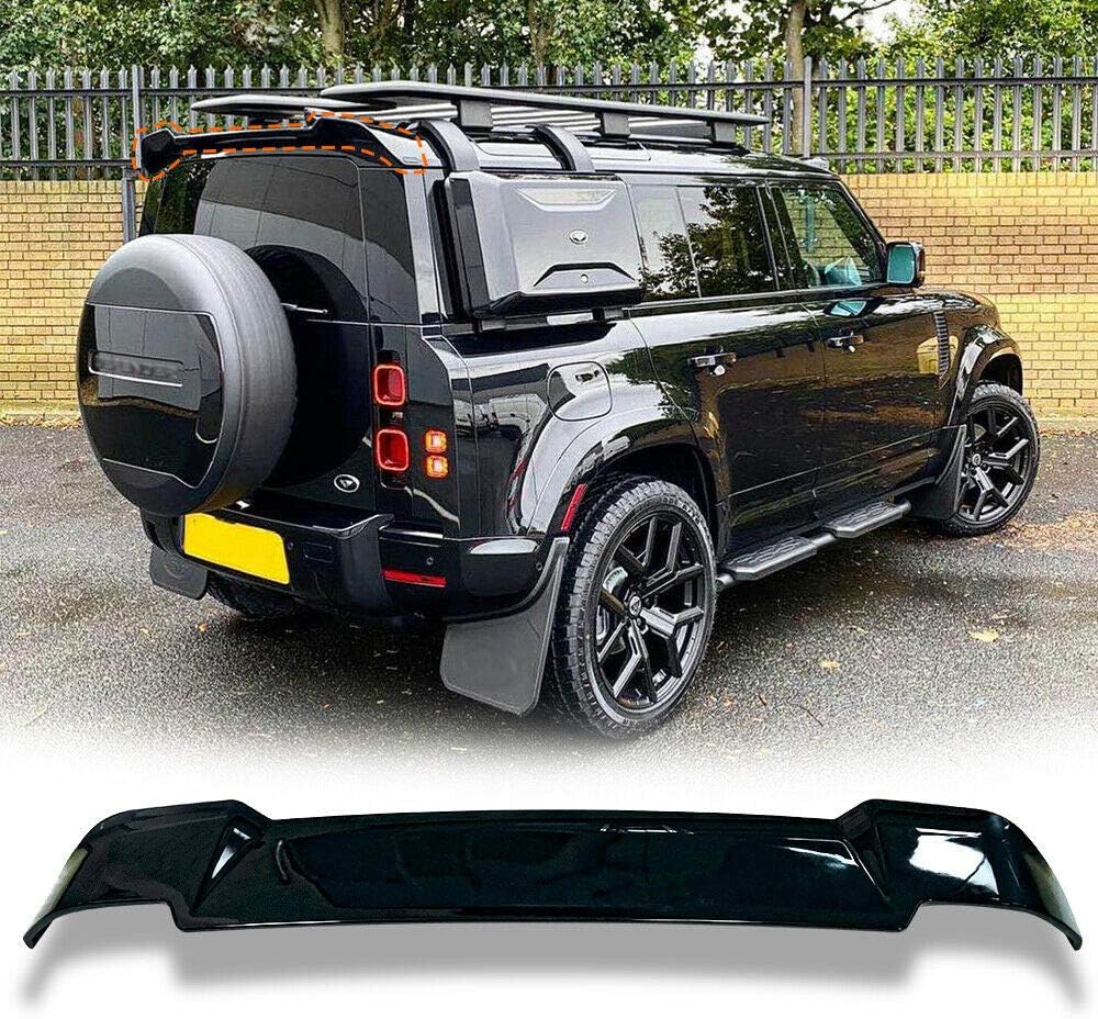 ABS Glossy Black Rear Tail Wing Trunk Lip Spoiler Fits For Land Rover Defender 4D 2020 2021