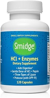 HCl + Enzymes – Digestion – 120 Capsules