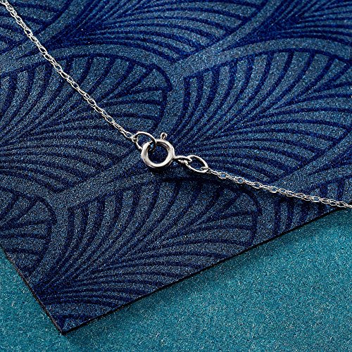 Ross-Simons 0.7mm 14kt White Gold Rope-Chain Necklace4