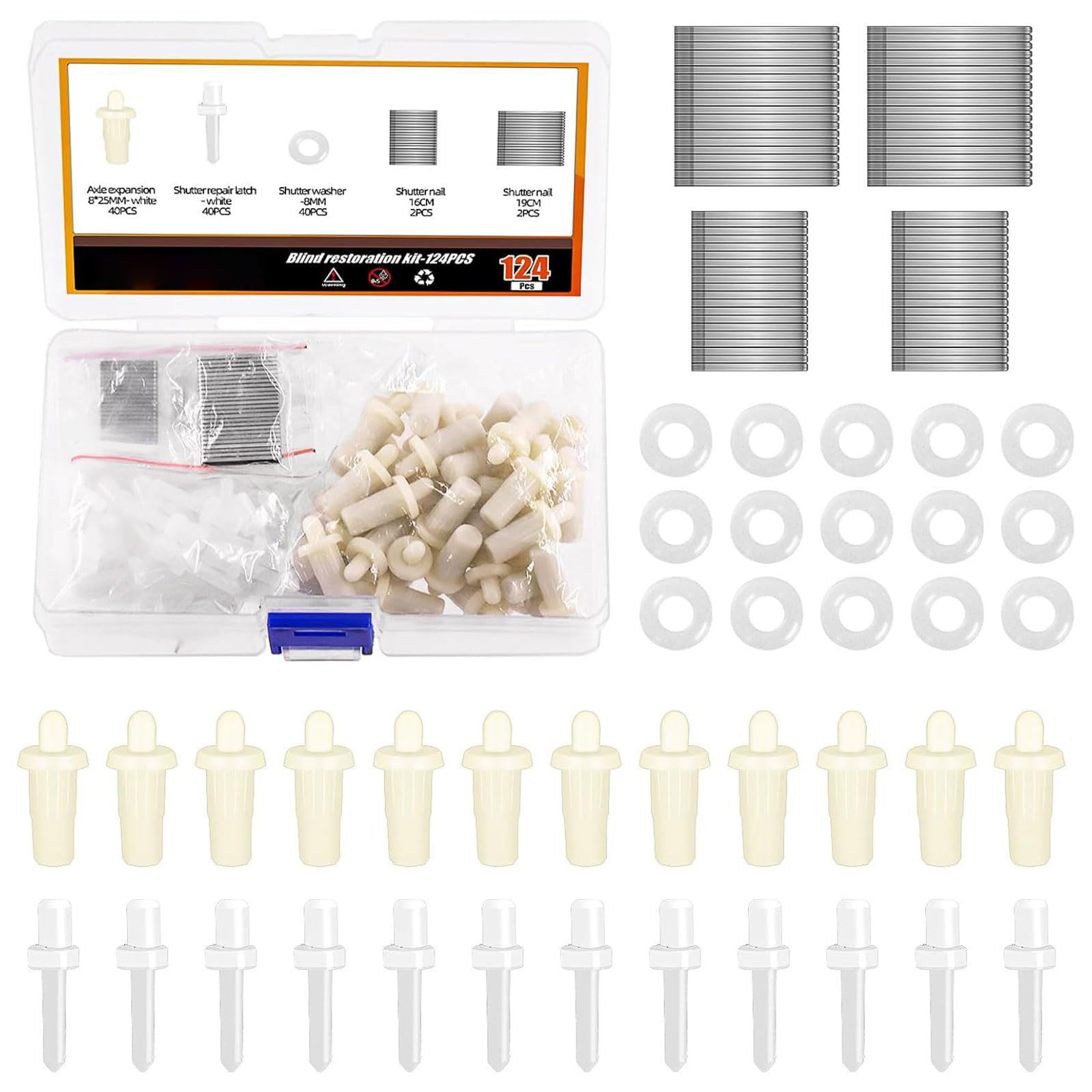 Plantation Shutter Set Shutter Repair Pins for Window Shutters, Cabinets & Blinds Cabinet