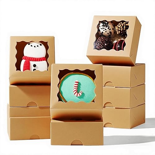 RomanticBaking 3 ¼" x 3 ¼" x 1 ½" 100PCS