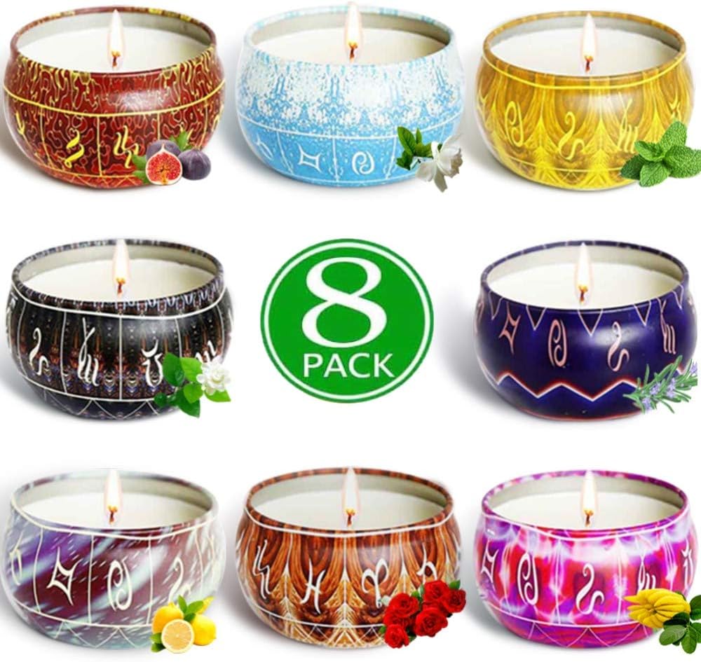 candele di soia per Natale