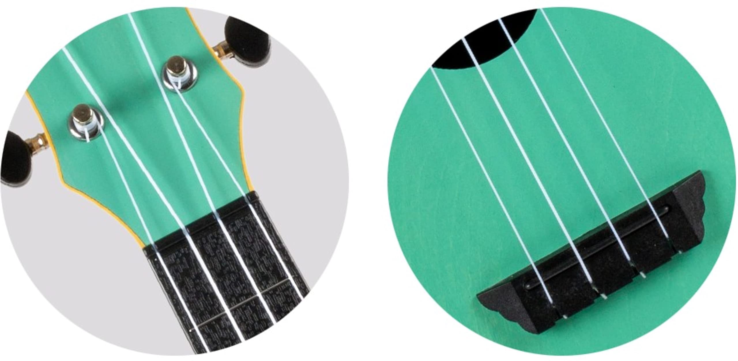 TUC35 ABS koncertowe ukulele podróżne - jasnoniebieskie