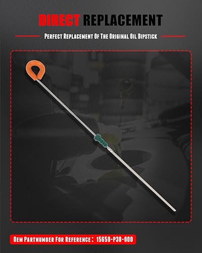 Miniatura 258 de CCIYU L3G6-10-450F - Varilla de aceite de motor de repuesto para Mazda 3 2012-2015 para Mazda 5 2011-2013 para Mazda 6 2010-2012 para Mazda CX-7 Dip