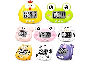 Cute Animal Timer: 8-Piece Adorable Kitchen Companion