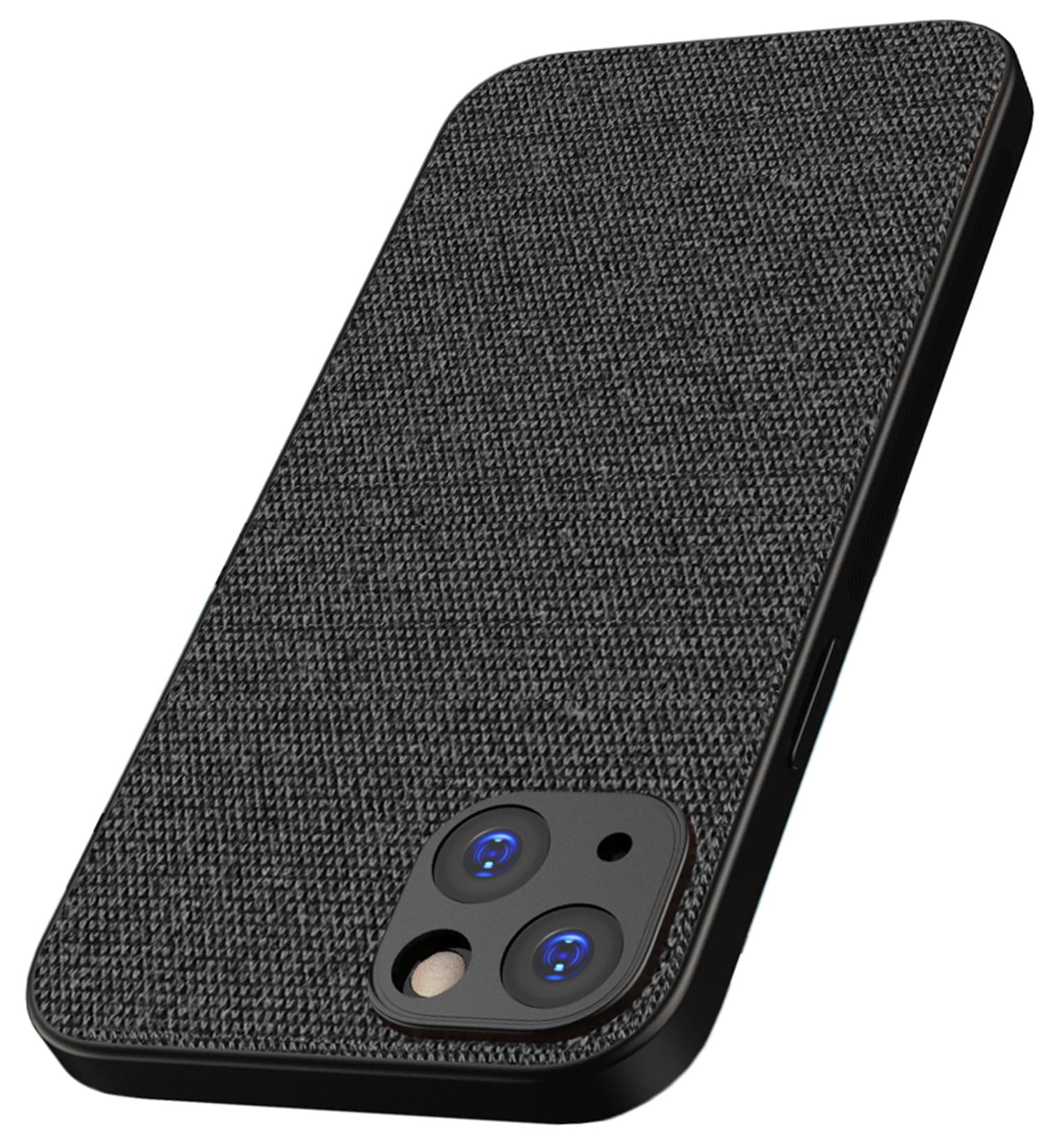 Kapa Soft Full Fabric Protective Back Case Cover for Apple iPhone 15 Plus | Shockproof Slim Hard Anti Slip Back Case (Black) (B0CHMLJSWK) Amazon Price History, Amazon Price Tracker
