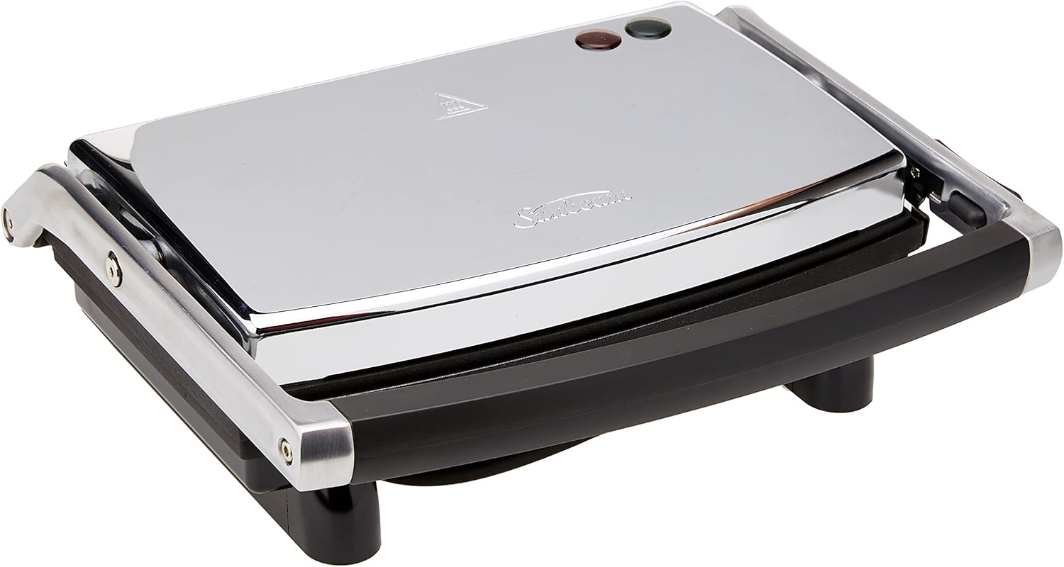 Sunbeam GR8210 Sandwich Compact Cafe Grill, Stainless Steel Sandwich