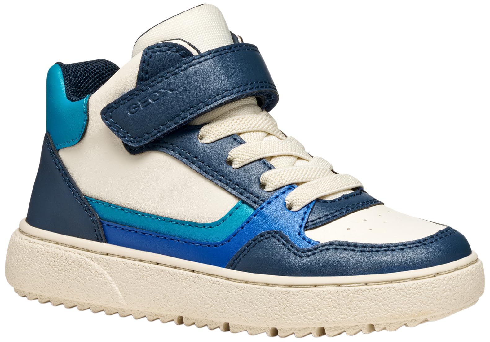Geox JUNIOR J THELEVEN Boy Sneakers LT Ivory/LT Blue 38_EU