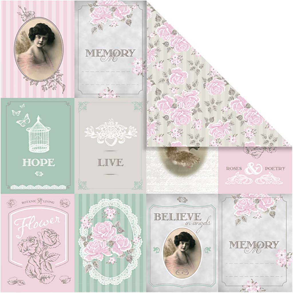 Vivi Gade Design25685 5-Piece Design Paper, Multi-Colour