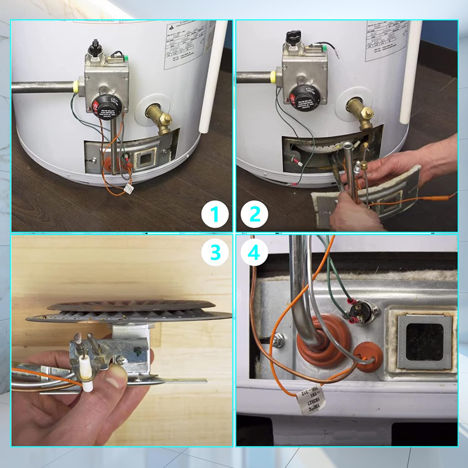 Gas Pilot Assembly Natural 9003542 - Replacement For A.O. Smith, Kenmore \u0026  State Water Heaters Ao Smith Water Heater Parts, image size:1500x1500