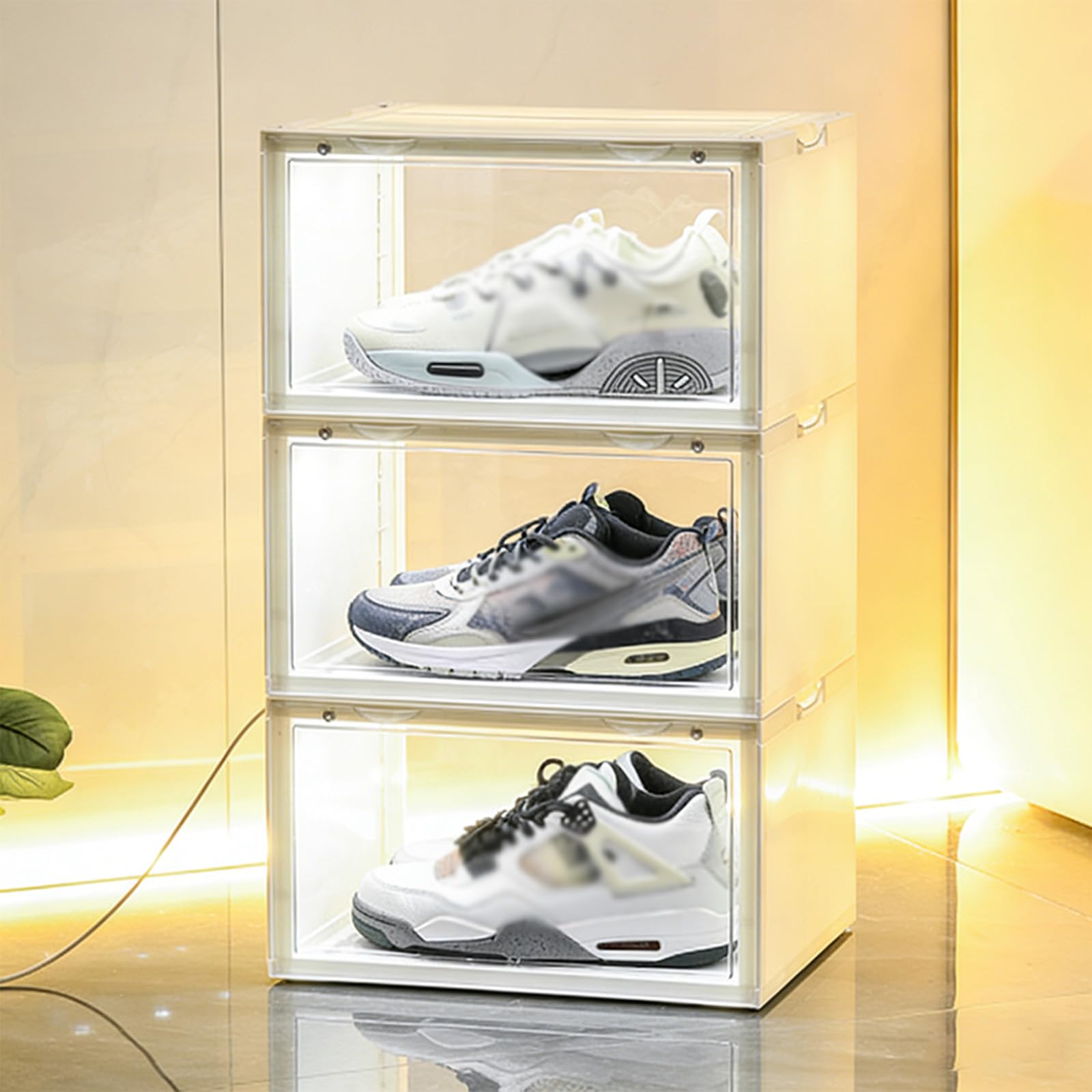 Boîte de rangement à chaussures transparente pour protéger et trier vos sneakers