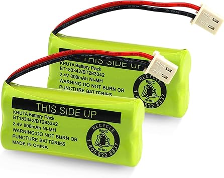 BT183342 BT283342 BT166342 BT266342 BT162342 BT262342 Battery Compatible with VTech CS6114 CS6419 CS6719 AT&T EL52300 CL80112 VTech CS6719-2 Cordless Handsets