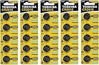 Vista 4 de Toshiba CR2016 Batería de moneda de litio de 3 voltios (5 baterías)